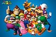 Nintendo (Super Mario Group) Video Game Poster Print - 36" X 24"