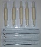 30 Tattoo needles and 30 Disposable Tubes (1/2) for tattoo machine