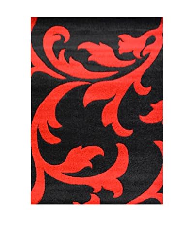 Chic Orange Tappeto Havanna Nero/Rosso 120×170 cm