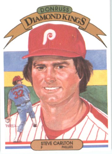1983 Donruss # 16 Steve Carlton Philadelphia Phillies Baseball Card - In A Protective ScrewDown Display Case!