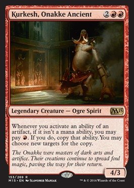 Magic The Gathering - Kurkesh, Onakke Ancient (153/269) - Magic 2015