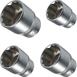 Produkt-Bild: Steckschl&uuml;sseleins&auml;tze Stecknuss Nuss N&uuml;sse VIELZAHN 12-KANT 27 30 32 36 mm