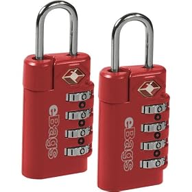 eBags TSA-accepted 4-Dial Combo Lock (2pk)