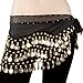 TopTie 158 Gold Coins Belly Dance Hip Scarf Vogue Style, Wholesale Hip Scarf