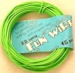 Fun Wire 22 Gauge Coil - Jelly Bean Green