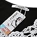FUNOC  Womens Sexy V-Neck Lace Off Cut Out Shoulder Long Sleeve Tops Shirt (Black)-X-Large