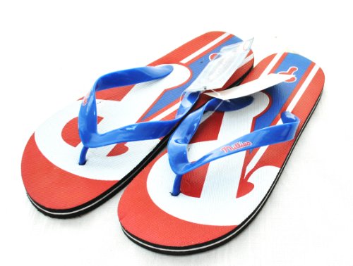 Philadelphia Phillies MLB Unisex Flip Flop Beach Shoes Sandals slippers size small