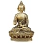Statue Collectibles Seated Buddha Brass