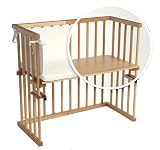 Babybay 125100 - Midi mit Nestchen und Matratze lachs Öko-Tex Standard 100