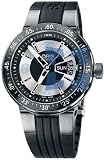 Oris Mens 4174RS Williams F1 Team Black and Silver Dial Stainless Steel Rubber Strap Watch