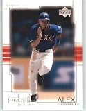 2001 Upper Deck Pros and Prospects #23 Alex Rodriguez - Texas Rangers (Baseball Cards)