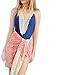 Mitang Women's One Piece Floral Lace Halter Monokini Blue