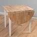 Target Marketing Systems Tiffany Dining Table, White/Natural