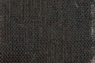 Hinterland Trading Burlap Ribbon Black 7"x 6 Yard Roll Perfect for Making Bows