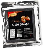 Roland Sushi Wraps, Orange, 20-Count Sheets