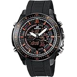 Casio Edifice Black Label Chrono - Racing Machine Motif Dial - Black Resin Strap