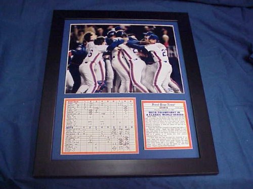 11x14 Framed 1986 New York Mets World Series Champs - Framed MLB Photos, Plaques, and Collages