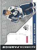 Borje Salming 2007-08 SP Game Used Authentic Fabric Jersey Card #AFSA Toronto Maple Leafs