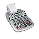 Canon P23-Dhv2 Desktop Calculator 12-Digit Lcd Two-Color Printing Purple/Re ....
