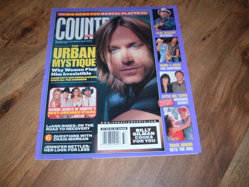 Country Weekly Magazine-August 14, 2006 issue-Keith Urban. The Urban Mystique.