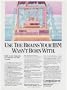 1986 Use Brains IBM Wasn't Born With CompuServe Print Ad