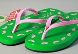 Whale Flip Flaps Green