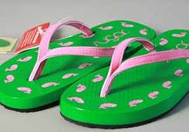 Whale Flip Flaps Green