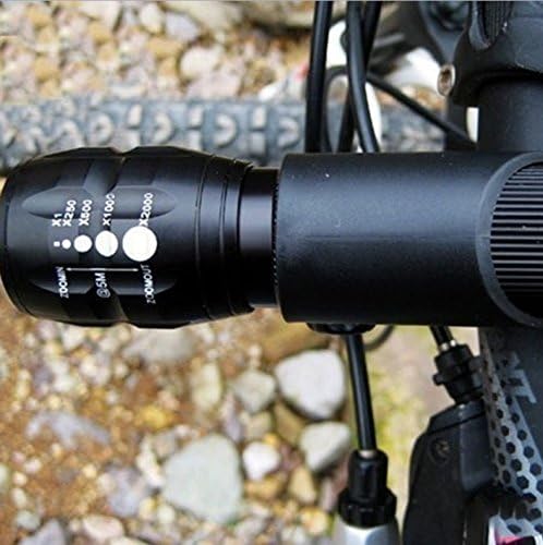 Bicycle Headlight and Tail Light Safety LED Set 240 Lumen with Mounts