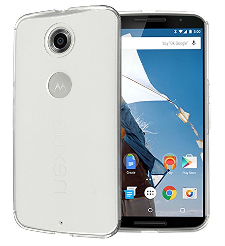 【Homu Homu】Nexus 6【全3色】スタイリッシュTPUケース クリアケース スリム クリアカバー TPUマットケース TPUカバー シリコンケース 裏面サラサラ Nexus6(クリア)161-2