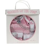 Majestic Athletic Pittsburg Pirates Newborn Pink 5-Piece Gift Set