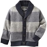 OSHKOSH(オシュコシュ) セーター-フリース ショール カラー カーディガン グレー トップスカーディガン 10歳【並行輸入】