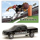 Atlanta Falcons 2007 Upper Deck Collectibles NFL Ford F-150 Pickup Truck with Sticker