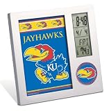 Kansas Jayhawks Digital Desk Clock