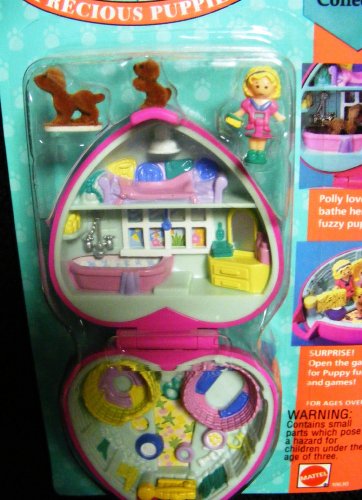 Polly Pocket Bluebird Precious Puppies Pet Parade Collection 1993