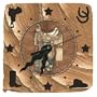 Saddle 6'' Clock - SCLWMB2