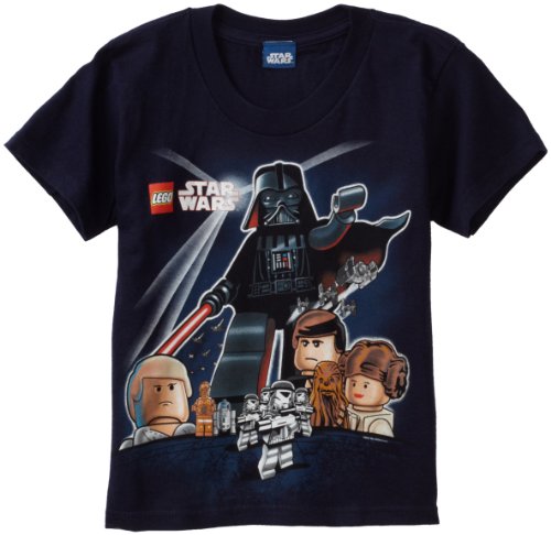  Star Wars Lego Boys 2-7 Empire Poster T-Shirt