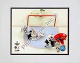 Marc-Andre Fleury Game 7 of the 2008 - 2009 NHL Stanley Cup Finals Action (#51) Double Matted 8