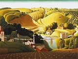 Stone City, Iowa - Grant Wood: Counted Cross Stitch Chart (Large size symbols)