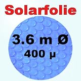 Produkt-Bild: Runde Solarfolie Poolheizung Solarplane , blau - 400&micro; - 3.6 Meter Durchmesser
