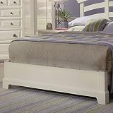 Night and Day King Platform Footboard (Antique White)