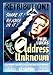 DVD : Address Unknown [DVD] [1944] [Region 1] [US Import] [NTSC]