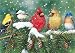 Cardinals and Friends 550. Piece Jigsaw Puzzle by White Mountain Puzzles