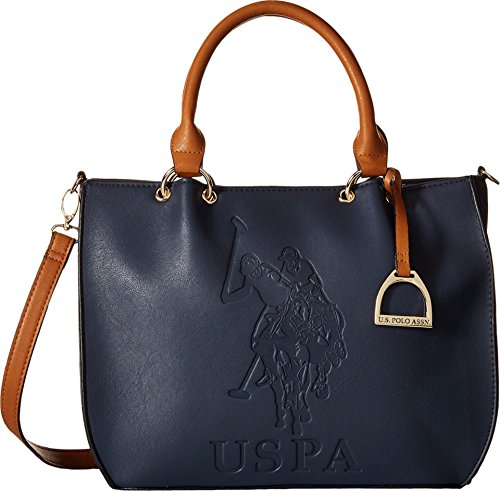 U.S. POLO ASSN. Women's Kingston Satchel Navy Satchel