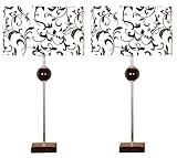 UMA 40001 Black and White Metal Table Lamp Picture