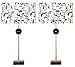 UMA 40001 Black and White Metal Table Lamp, 2 pk