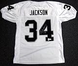 Bo Jackson Autographed/Hand Signed Oakland Raiders White Jersey PSA/DNA