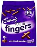 Cadbury Mini 5 Chocolate Fingers 5 Mini Bags (Pack of 8, Total 40 Mini Bags)
