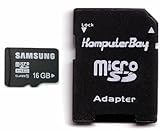 Samsung 16GB Class 10 MicroSDHC High Speed Memory Card with Komputerbay SD adaptor