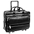 McKleinUSA FRANKLIN 86445 Black Leather 17 Detachable Wheeled Laptop Case US PATENT # 6,595,334
