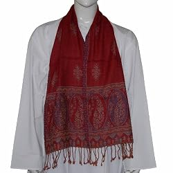 Wool Scarves for Men Winter Accessories 12 x 60 inches (wsmf058)